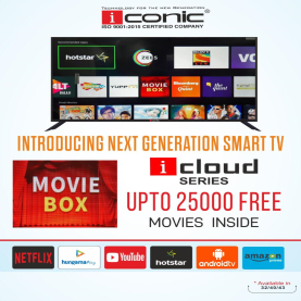 Iconic 50 Inches 4K HD HRD Ultra HD Smart LED Television